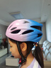 儿童自行车头盔新款透气安全帽小学生轮滑速滑超轻帽子大小可调节 M8粉 M码 实拍图