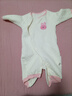 贝瑞加（Babyprints）宝宝连体衣冬季夹棉婴儿衣服加厚保暖爬服内衣柔软哈衣 小兔80 实拍图