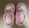 牧童儿童拖鞋夏男宝宝洞洞鞋软底女童卡通洗澡婴幼儿家居鞋萌兔粉140 实拍图