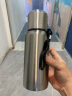 保温杯男士316不锈钢全钢保温壶便携泡茶杯大容量茶水分离水杯子 钢本色600ml[茶水分离/喝水盖] 实拍图