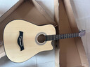 JAEK Dante41英寸原木色合板木吉他民谣吉他初学者新手入门吉它专用乐器 41英寸酷黑色进阶级 实拍图