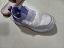 回力（Warrior）儿童鞋轻便跑步鞋一脚蹬男女童鞋校园休闲鞋 WZ-A475T 白紫 34  实拍图