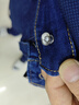 真维斯（JEANSWEST）牛仔裤男2025夏季冰丝薄款宽松直筒裤百搭男裤子休闲长裤蓝色34 实拍图