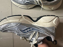 Saucony索康尼2K骑士鞋休闲鞋男女复古老爹鞋女厚底增高运动鞋男 银白兰 43 实拍图