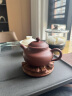 京东京造 宜兴紫砂壶 手工茶壶【原矿紫泥】煮泡茶具 中潘壶 200ml礼盒装 实拍图