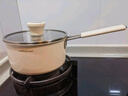 中科德马克（DUMIK）奶锅316不锈钢婴儿宝宝辅食锅小奶锅汤锅煮面锅加厚带蒸笼16CM 实拍图