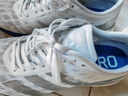 adidas ADIZERO BOSTON 9超轻马拉松boost专业竞训跑鞋男阿迪达斯 白色/银色/蓝色   40.5 实拍图