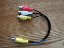 倍立方（BURLEFRAN）适用于海信长虹酷开液晶电视3.5mm一分三转接AV线DVD音视频线 黄头18MM3.5公转3RCA母【通用款】 实拍图