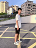 回力男鞋运动鞋男款百搭透气鞋子男休闲板鞋潮流小白鞋夏季跑步老爹鞋 米蓝色 |网面款 42 (260mm) 标准尺码，正常拍 实拍图
