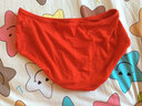 浪莎2条装大红本命年内裤女士性感内裤本命年鸿运中腰三角裤 款式二/木纤维/ 2条 M(160/85) 实拍图