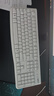 罗技（Logitech）MK120 键鼠套装 有线键鼠套装 办公键鼠套装 电脑键盘 USB即插即用 全尺寸 白色 实拍图