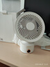 齐心（COMIX）台式电风扇空气循环扇桌面小风扇广角宿舍摇头电风扇节能轻音小型学生宿舍床上用超长续航 WT-F70 实拍图