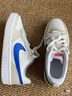 耐克（NIKE）官方NIKE COURT BOROUGH LOW 2 耐克酷菠萝大童运动鞋 HQ1189 141帆白/游戏宝蓝/白/浅土褐/峡谷绿/小径红 35.5 实拍图