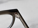 帕森（PARZIN）可配度数近视眼镜架 板材方框男女通用日常易搭修颜黑框 15858 实拍图