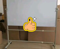 AUCS白板写字板60*90cm 磁性办公室会议室教学白班板挂式挂墙磁吸磁力可擦小黑板家用儿童公司 J6090LB 实拍图