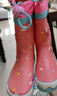 lemonkid儿童雨鞋男女童防滑水鞋小孩学生高筒雨靴 贝莉魔法独角兽 35码 实拍图