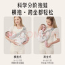 爱宝适婴儿背巾横前抱式背带多功能外出两用哺乳巾彩虹网眼款 M438 实拍图