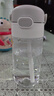 膳魔师（THERMOS）塑料杯tritan材质成人儿童学生 吸管水杯子小黄鸭联名灰色420ml 实拍图