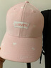 Levi's 李维斯儿童女童鸭舌帽儿童遮阳帽爱心印花棒球帽 玫瑰浅粉 8/20【建议头围54-56cm】 实拍图