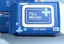 京东京造 75%酒精湿巾80片*3包 杀菌率99.9% 湿纸巾 卫生消毒湿巾纸 实拍图