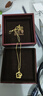 金至尊素链黄金项链女肖邦链锁骨链999足金情人节礼物计价 4.68克 实拍图