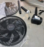 美的（Midea）【品质推荐】七叶轻音柔风电风扇/家用省电落地扇/台式电扇/广角摇头节能宿舍小型风扇 SAE35CA 实拍图