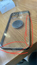 品胜适用苹果12手机壳 6.1英寸防摔电镀保护壳iphone12保护套防摔抗指纹电镀边框手机套软壳 黑色 实拍图