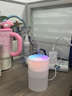 加湿器家用空气加湿器净化器空调房加湿器usb便携式办公学生宿舍补水孕妇婴儿卧室生日礼物女 【旗舰款】典雅白-七彩氛围灯 实拍图