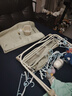 babycare尿布台多功能可折叠新生儿护理台抚触洗澡便携婴儿床-温特绿 实拍图