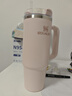 STANLEY巨无霸吸管杯水杯保温杯大容量不锈钢杯子车载办公887ML-晶粉色 实拍图