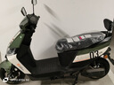 立马电动摩托车极酷80公里长续航电动车1500W高速电摩铅酸电池72V20Ah外卖上班代步电瓶车钛金绿 实拍图