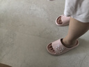 安尚芬 夏季凉拖鞋女居家可爱卡通EVA轻柔踩屎感浴室户外耐磨情侣拖鞋男 粉色 36-37 (235mm) 适合35-36 实拍图