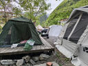 骆驼逍遥pro户外帐篷涂银防晒防雨野营全自动速开帐露营A027-1军绿/灰 实拍图