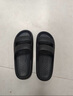 京东京造【4cm厚底】外穿拖鞋EVA防臭双带拖鞋夏季拖鞋男女 黑色39-40 实拍图