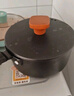 创木工房 小奶锅铁锅16cm辅食婴儿煮牛奶宝宝小汤锅煮面锅泡面不粘锅 铁奶锅16cm 16cm 实拍图