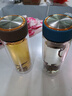 富光 男女士双层玻璃杯 高硼硅泡茶杯 茶水分离水杯带茶隔杯子500ml 实拍图