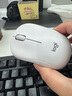 罗技（Logitech）M221 轻音鼠标 无线鼠标 办公鼠标 对称鼠标 带无线微型接收器 米白色 实拍图