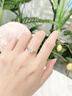 周百福【1000+门店】S925银戒指女求婚结婚订婚对戒送女友纪念生日礼物 【银戒指】*免费刻字+写贺卡-纪念日生日送闺蜜老婆 实拍图