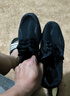 徒仕龙防穿刺解放鞋男女钢板军训鞋耐磨耐脏劳保作训鞋迷彩工地胶鞋橡胶 黑色 38 实拍图