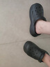 梵昇昱厚底洞洞鞋女款2026新款夏季外穿防滑增高松糕底踩屎感包头凉拖鞋 黑色【38-39】推荐37-38脚穿 实拍图