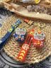 昀翕国潮醒狮招财猫钥匙扣挂件礼物卡通汽车锁匙扣吉祥物学生礼品礼物 2个装-醒狮招财猫【红色+蓝色】 实拍图