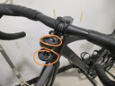 黑鸟（Blackbird） 自行车前灯德规公路山地自行车灯充电强光手电筒夜行灯骑行装备 L3 C 下挂快拆款+铝合金延长架 实拍图
