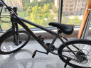 飞鸽（FLYING PIGEON）山地自行车成人男女变速山地车青少年中小学生车越野户外骑行单车 【高碳钢】G8002代-辐条轮-灰色 24寸轮组（适合145-170cm） 24速标准版 实拍图