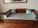 溪木工坊新中式罗汉床可推拉沙发床客厅储物罗汉床老榆木罗汉榻 储物床+靠背软包 实拍图
