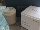 南山先生大容量陶瓷马克杯耐热杯子轻简随手杯男女便携吸管杯网红杯子吸管 捏捏随手杯2.0_清灰 实拍图