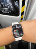 Apple/苹果 Watch Series 10 智能手表GPS款42毫米玫瑰金色铝金属表壳淡桃粉色运动型表带S/M MX1R3CH/B 实拍图
