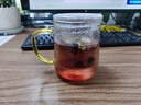 雅集耐热玻璃过滤加厚耐热茶杯玻璃水杯锤纹玻璃杯茶水分离杯泡茶杯 实拍图