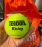 天龙（Teloon）网球训练球进阶初学专业比赛网球耐磨 Rising中级-散装10个 送双肩背袋 实拍图