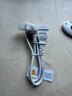 CABLE CREATION   DZ139二插电源延长线弯头10A新国标2芯两孔插座拖线板适用电风扇电视电动车热水壶加长线 0.5米 实拍图
