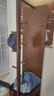 乐系（LEXI）全身镜实木可移动衣帽架落地镜多功能衣帽镜旋转穿衣镜现代简约 实木【中号】旋转2层胡桃色 实拍图